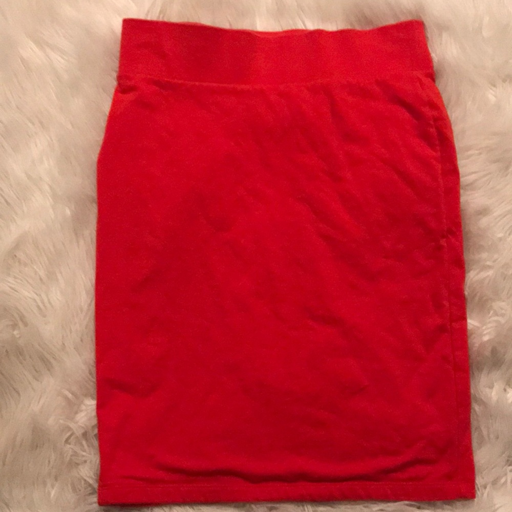 Orange skirt